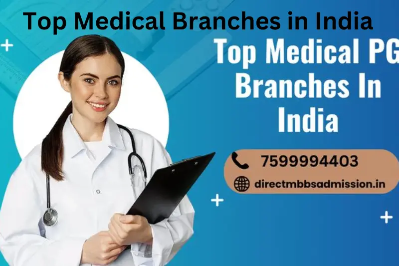 Top medical branches in India