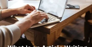 What is an an writing