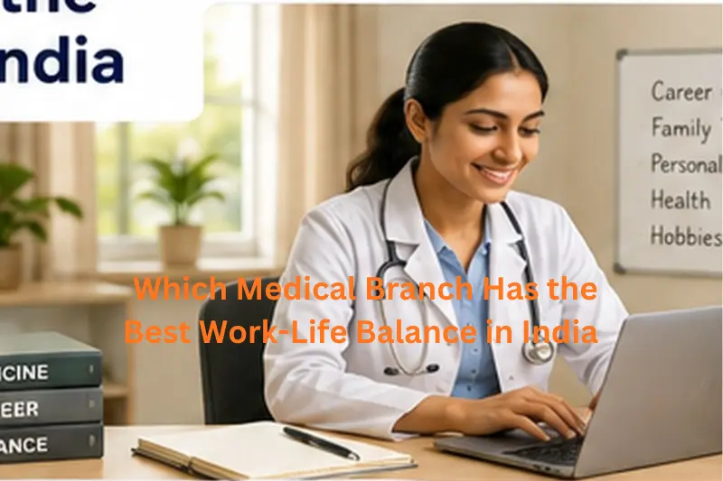 Which medical branch has the best work-life balance in India